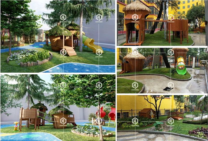 tree house outdoor playground