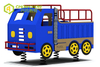 Qiaoqiao small kindergarten outdoor rocking toys spring rider cars kids bus design playground equipment outdoor for children