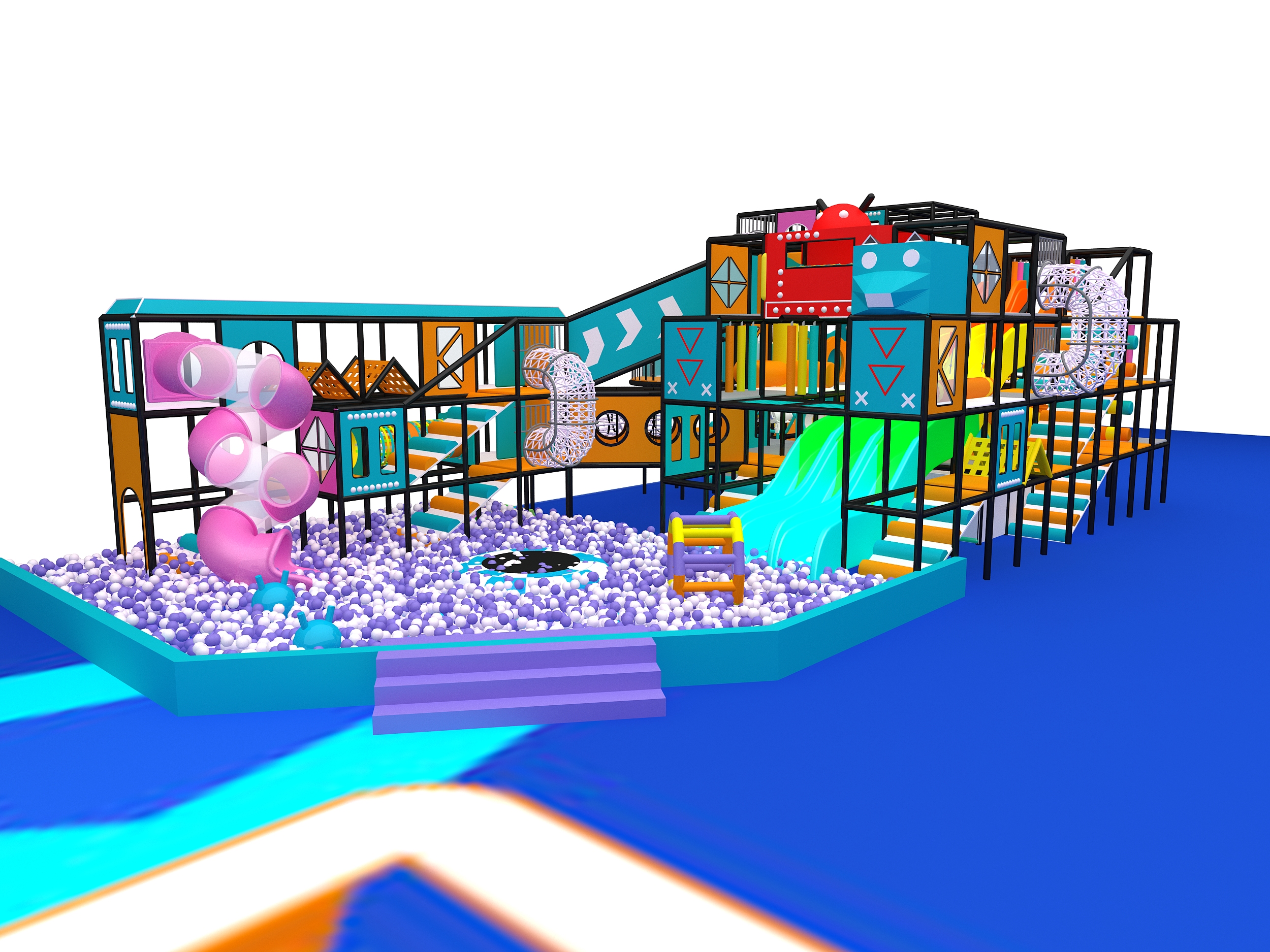 How to make an indoor children's playground?