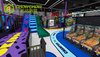 QiaoQiao 2024 China kids large playground indoor trampoline park family amusement entertainment sports park equipment wholesale