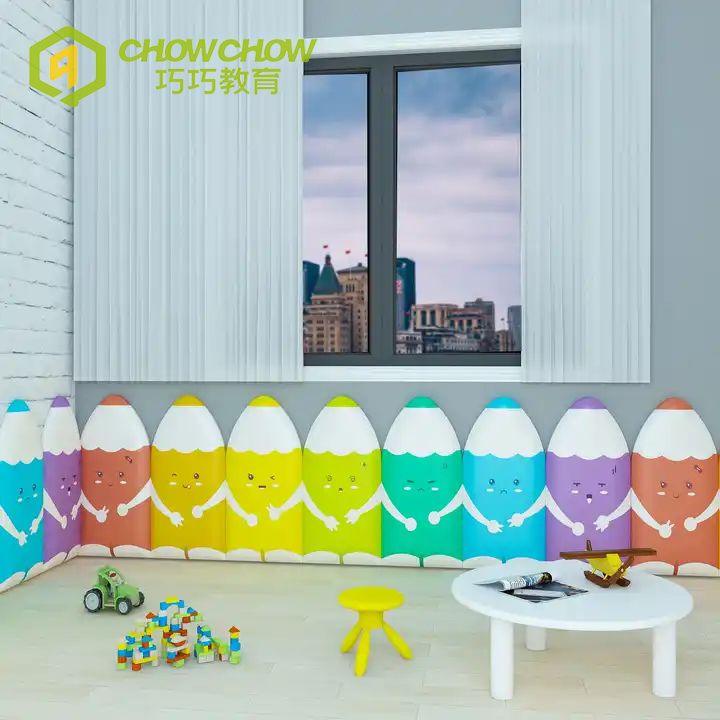 Hot Sale Cute Kids Soft Foam Wall Padding Panel for Playground Bedroom