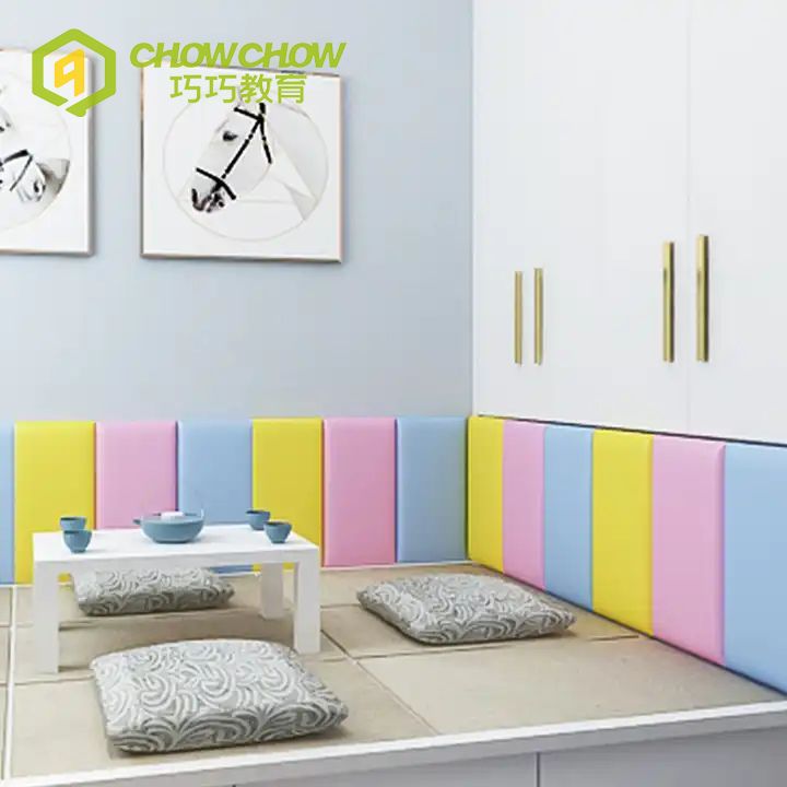 Kids Indoor Playground Soft Wall Padding Newest Soft Wall Cushion Pad