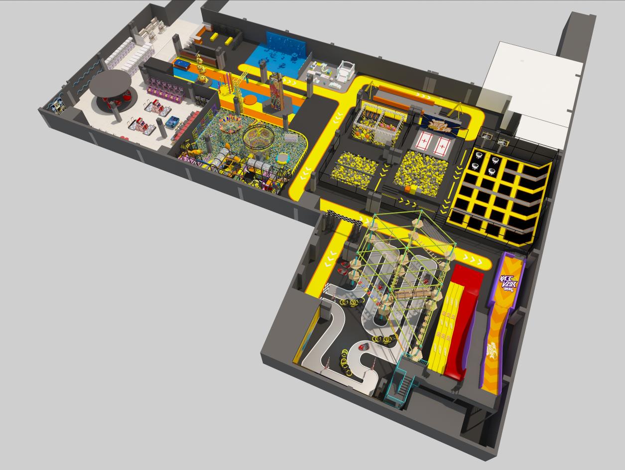 Where is a good place to open an indoor children's playground?
