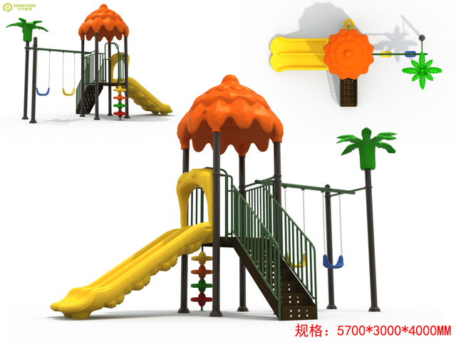 High Quality 4-10 Years Children's Combined Kids Outdoor Playground Plastic Slide Baby Play Children's Slide