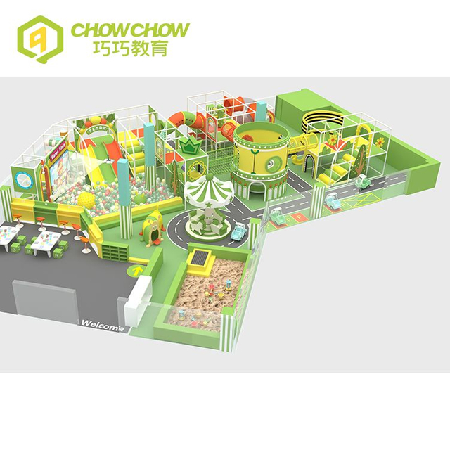 QiaoQiao customize indoor play park equipment commercial soft play naughty castle with adventure obstacles indoor playground kid