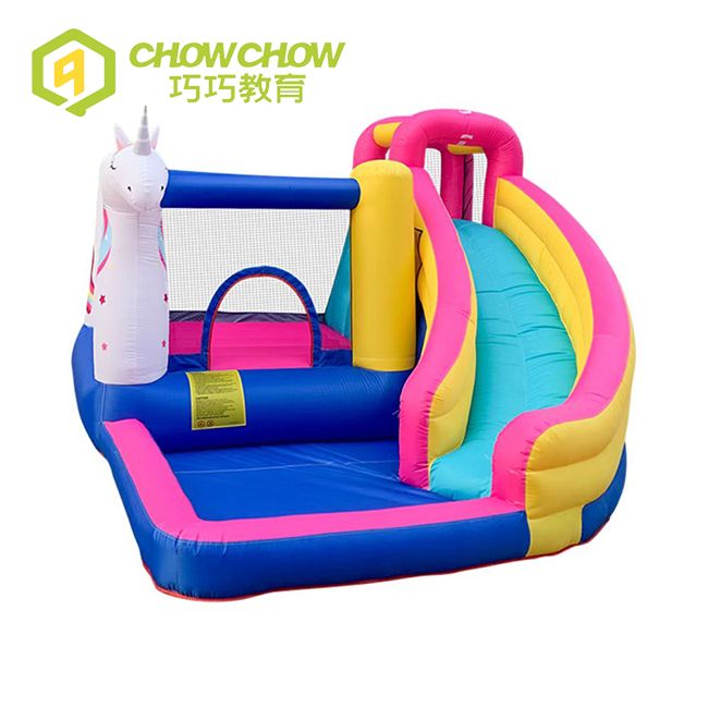 Commercial Kids Water Slide Pool Inflatable Bouncer Star Jumping Castle for Sale