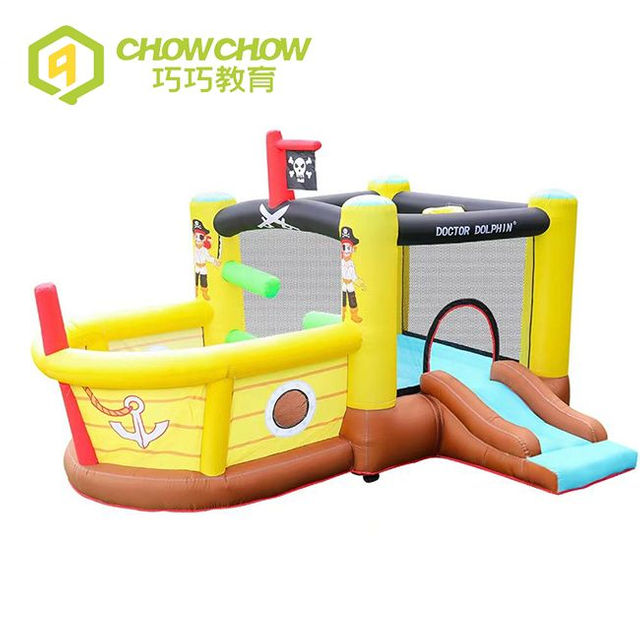New Design Water Slide Pool Commercial Inflatable Bouncer Pirate Ship for Sale