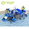 Qiao Qiao kids factory new design water spray playground equipment Swimming Pool water slides for adults