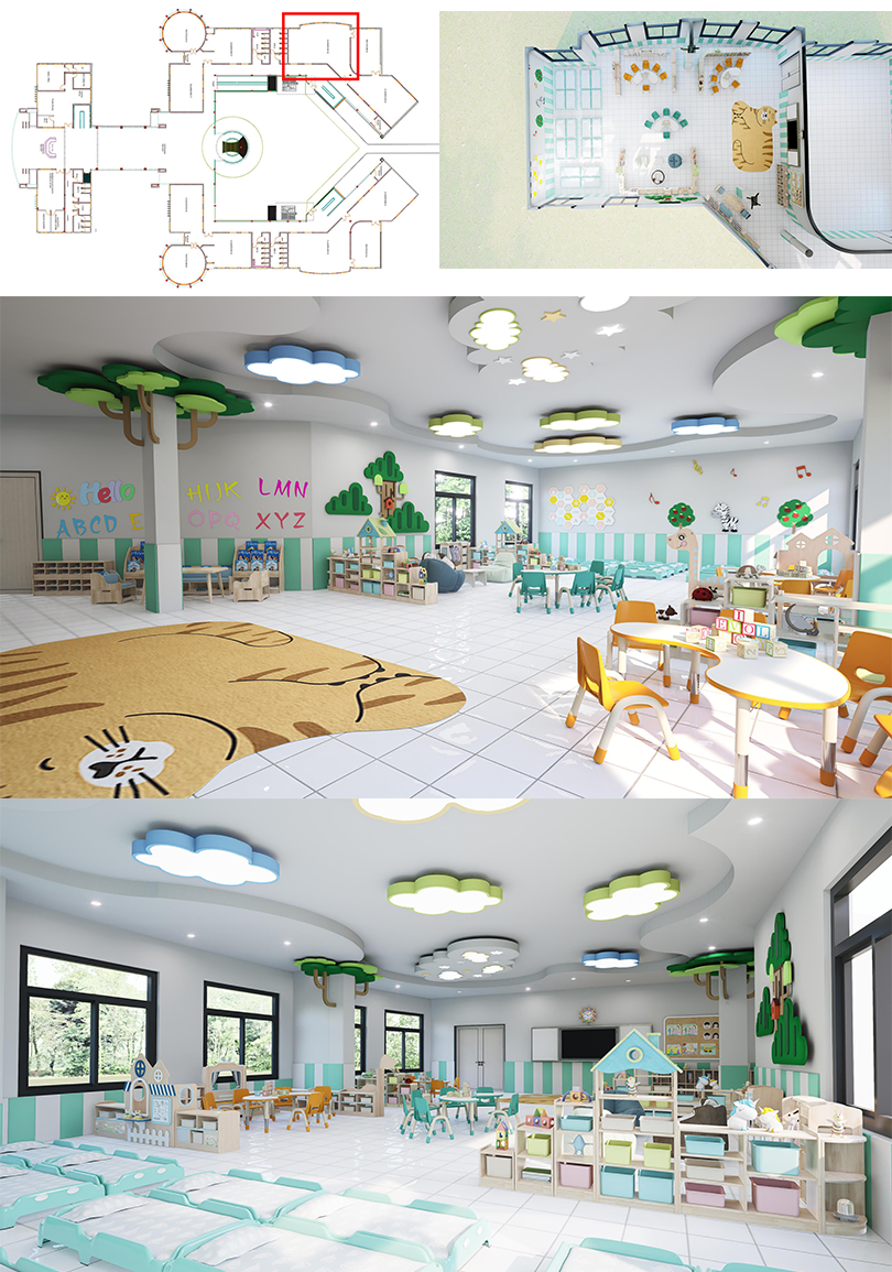 Preschool playground equipment factory