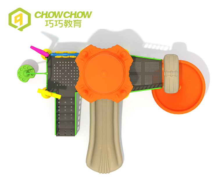 Qiao Qiao children small playground equipment set kindergarten plastic slide outdoor for kid