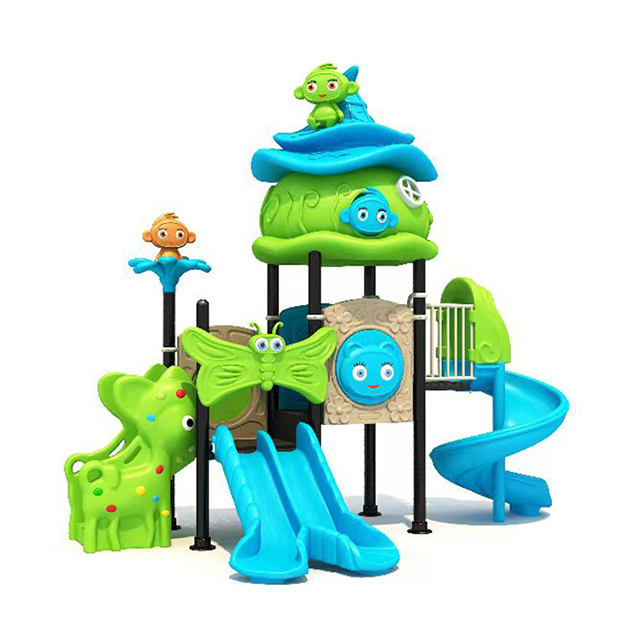 Qiao Qiao children small outdoor playground equipment kids play area role play toy slide set