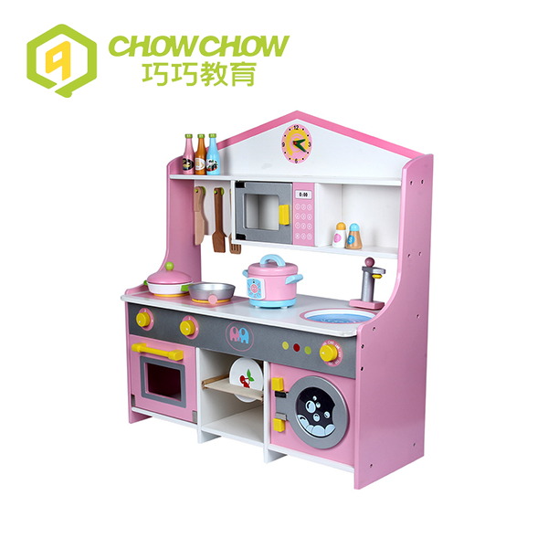 Kids Wooden Pretend Toys Cute Kitchen Set For Sale