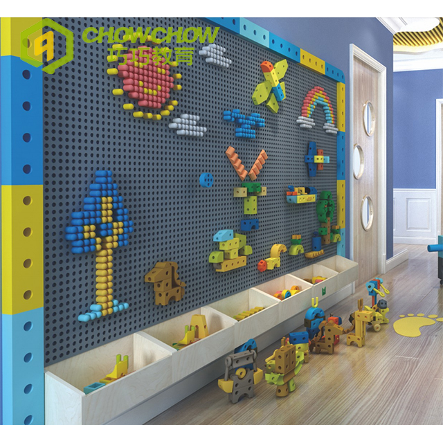 QiaoQiao Safe Big Square Foam EVA Building Blocks Wall Kids Educational Toys for Sale