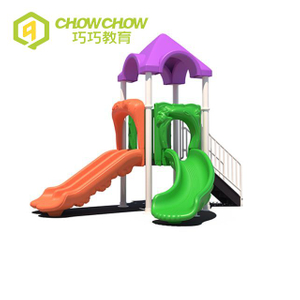Children's Outdoor Playground Combined Entertainment Equipment with Outdoor Plastic Slide