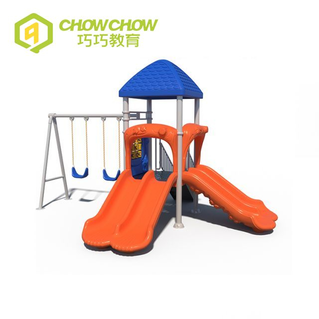 Outdoor Playground Equipment for Toddler Playground Outdoors Garden Functional Slide with Swing