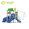 Kids Sports Commercial Outdoor Playground Equipment Games Slide with Swing for Amusement Park 