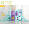 Qiaoqiao multifunctional New Design Household Big Plastic Slides And Swings Slide For Kids