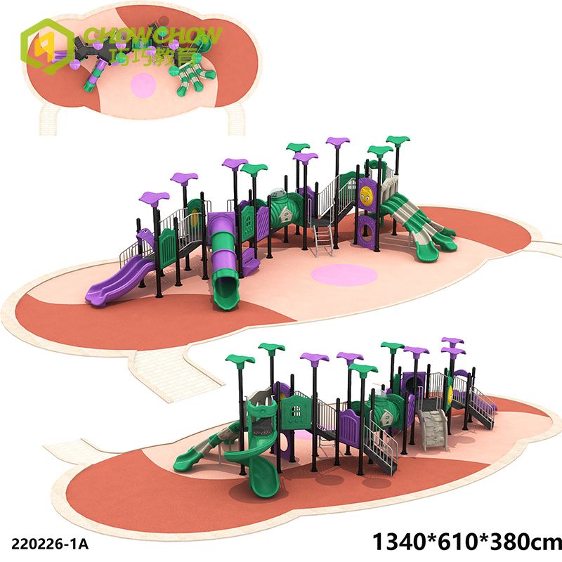 2024 Kids Outdoor Playground Toys Playground Equipment Slide For Nursery School Playground Equipment