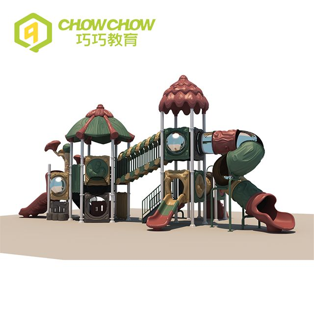 Customized Funny Slide Children Playground Tree House Series Kids Game Outdoor Playground Equipment