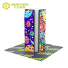 QiaoQiao indoor amusement sports park equipment customized soft panel rock climbing wall games for kids&adults