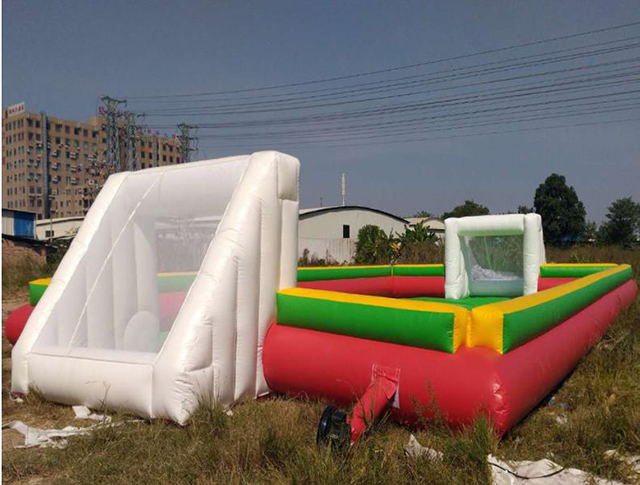 Qiao Qiao Inflatable Soccer Field, Inflatable Football Pitch, Inflatable Football Arena / Court For Sale