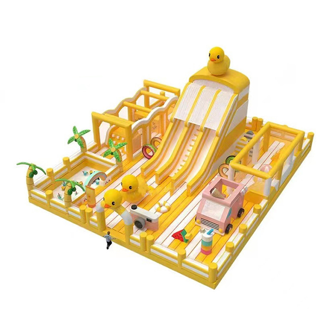 Qiao Qiao inflatable park playground obstacle course Commercial Outdoor Combination Amusement inflatable bouncer slide