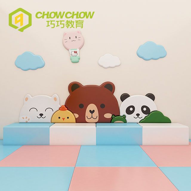 Qiao Qiao kindergarten wall soft board decor bedroom soft wall padding play center soft wall panel