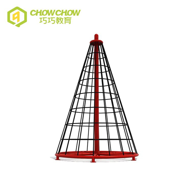 QiaoQiao Kids Outdoor toys Rope Nets play set Climbing cone Frame outdoor playground equipment for kindergarten children