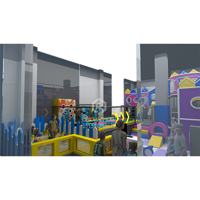 Qiaoqiao Commercial Kids Indoor Playground Equipment Play Game Area